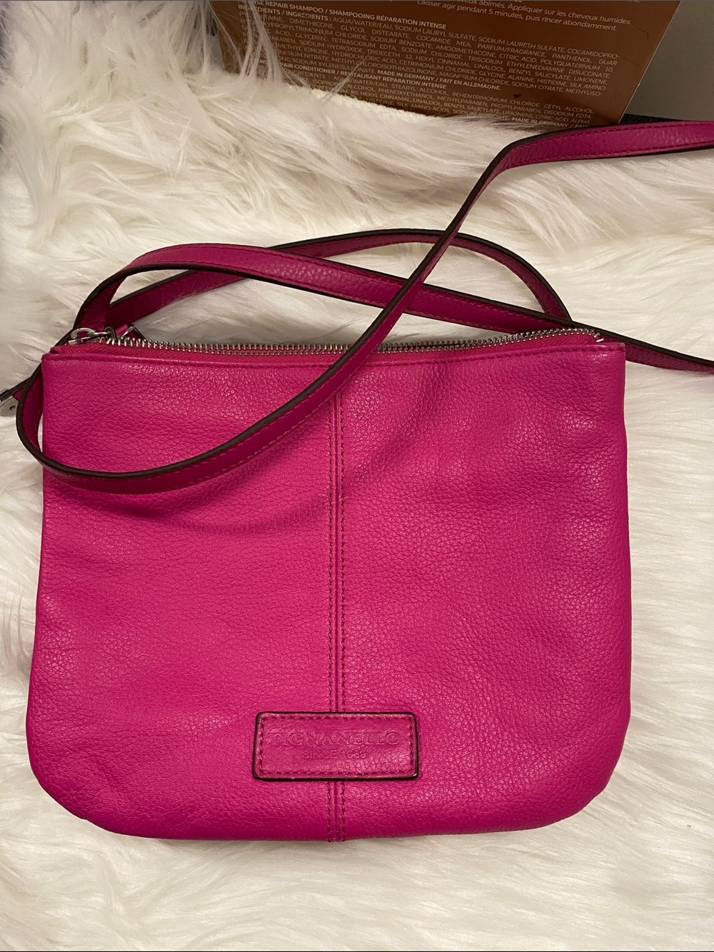 Tignanello 100% Genuine Leather Pink Shoulder Bag